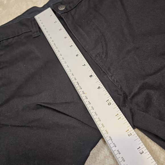 Volcom Mens Chino Shorts Size 30 Black Casual Surf Skate 10.5" Inseam - Picture 6 of 8